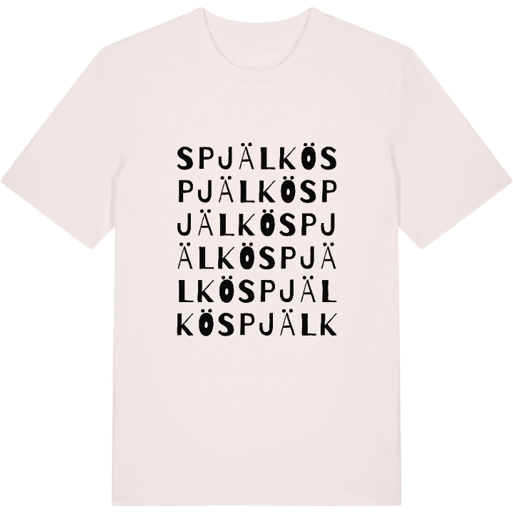 Spjälkö ordlek t-shirt – t-shirt från PinShirt