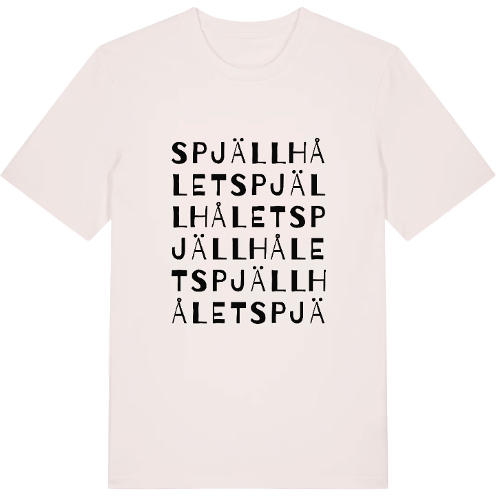 Spjällhålet ordlek t-shirt – t-shirt från PinShirt