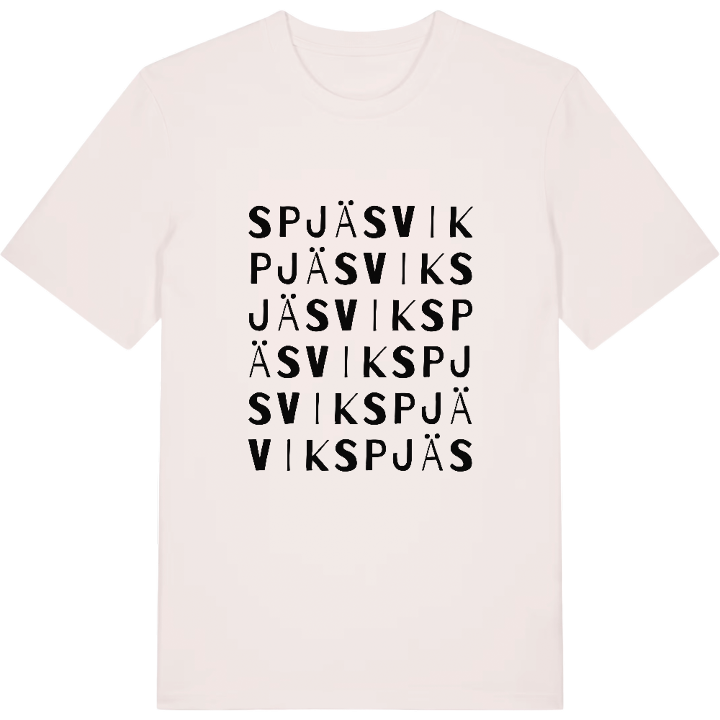 Spjäsvik ordlek t-shirt – t-shirt från PinShirt