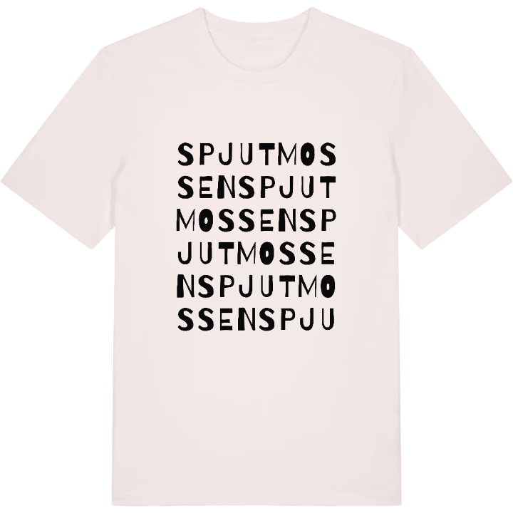 Spjutmossen ordlek t-shirt – t-shirt från PinShirt