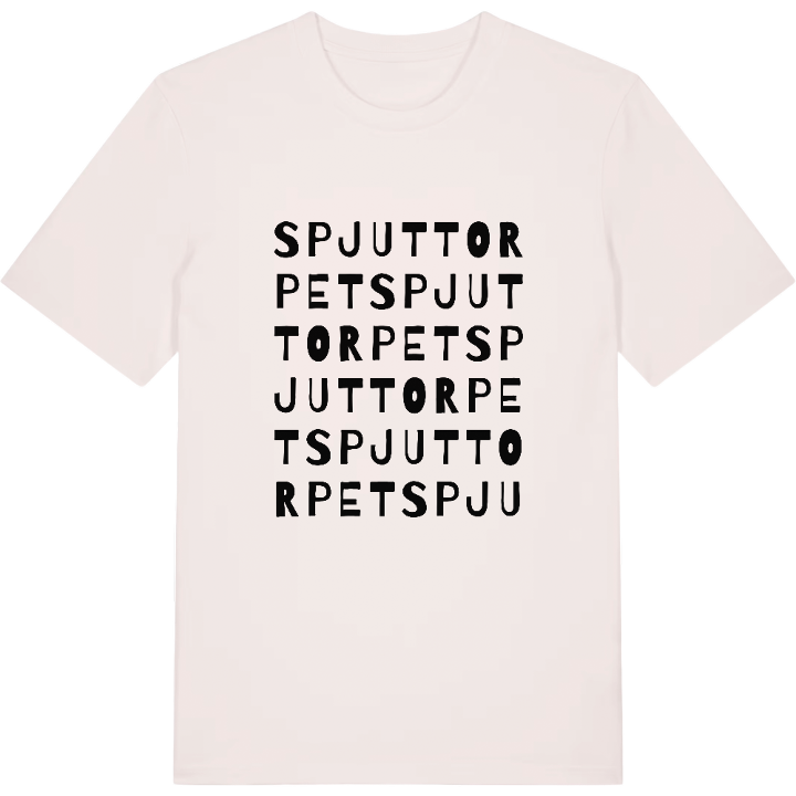 Spjuttorpet ordlek t-shirt – t-shirt från PinShirt