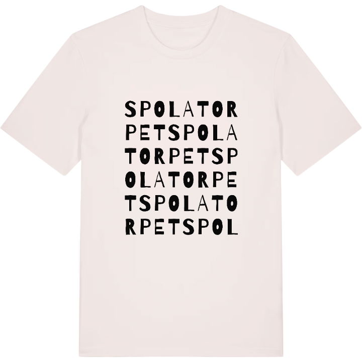 Spolatorpet ordlek t-shirt – t-shirt från PinShirt