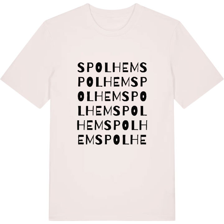 Spolhem ordlek t-shirt – t-shirt från PinShirt