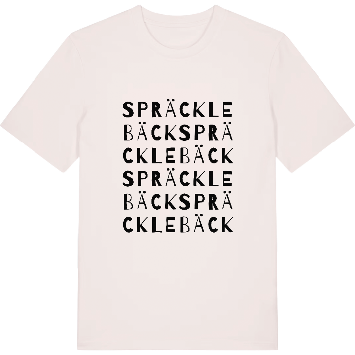 Spräcklebäck ordlek t-shirt – t-shirt från PinShirt