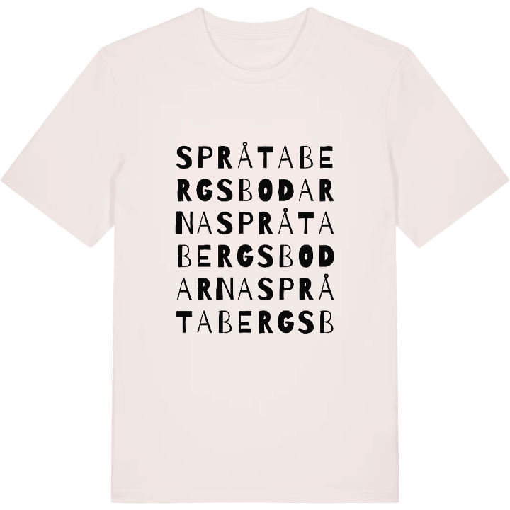 Språtabergsbodarna ordlek t-shirt – t-shirt från PinShirt