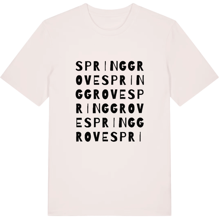 Spring Grove ordlek t-shirt – t-shirt från PinShirt