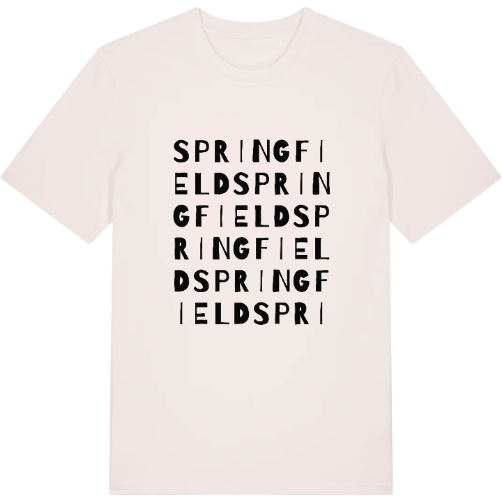 Springfield ordlek t-shirt – t-shirt från PinShirt