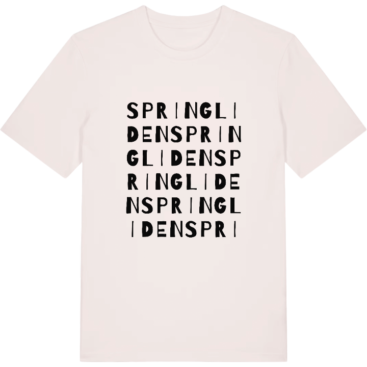 Springliden ordlek t-shirt – t-shirt från PinShirt