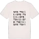Spritsmåla ordlek t-shirt