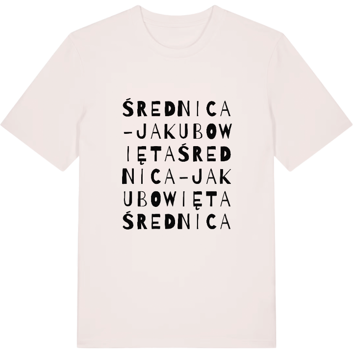 Średnica-Jakubowięta ordlek t-shirt – t-shirt från PinShirt