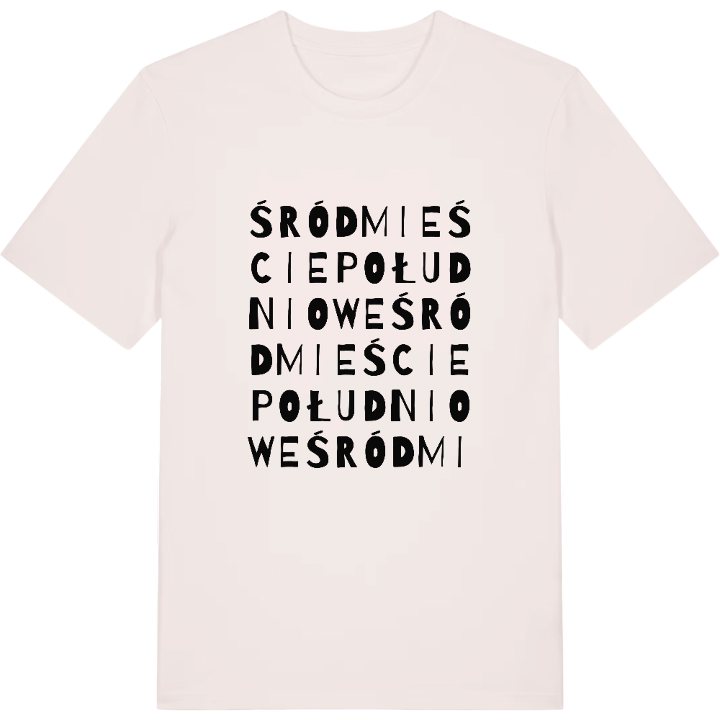 Śródmieście Południowe ordlek t-shirt – t-shirt från PinShirt