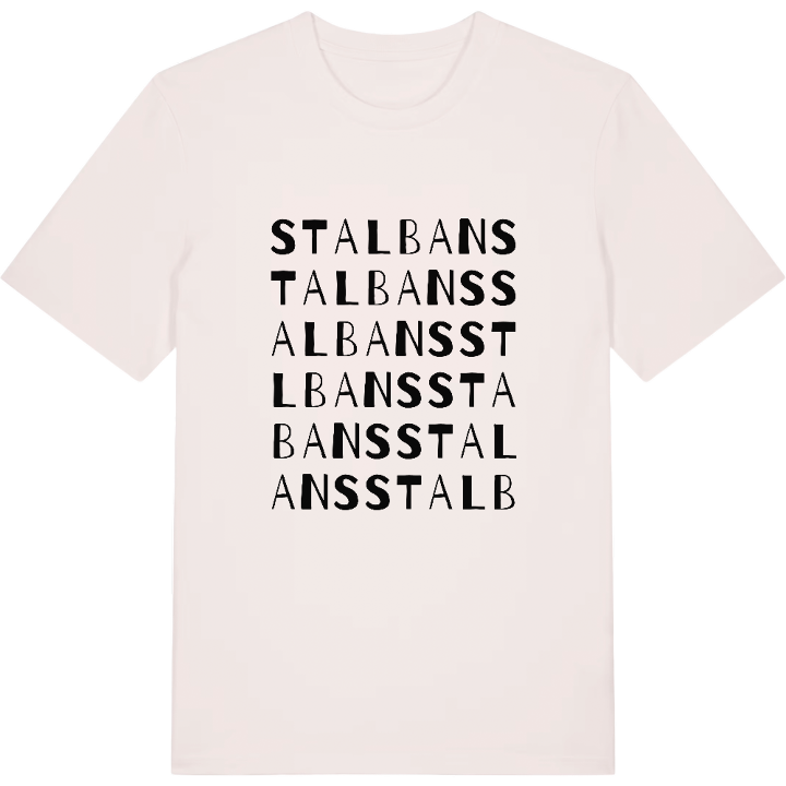 St Albans ordlek t-shirt – t-shirt från PinShirt
