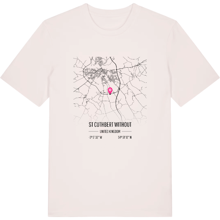 St Cuthbert Without karta t-shirt – t-shirt från PinShirt