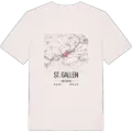 St. Gallen karta t-shirt