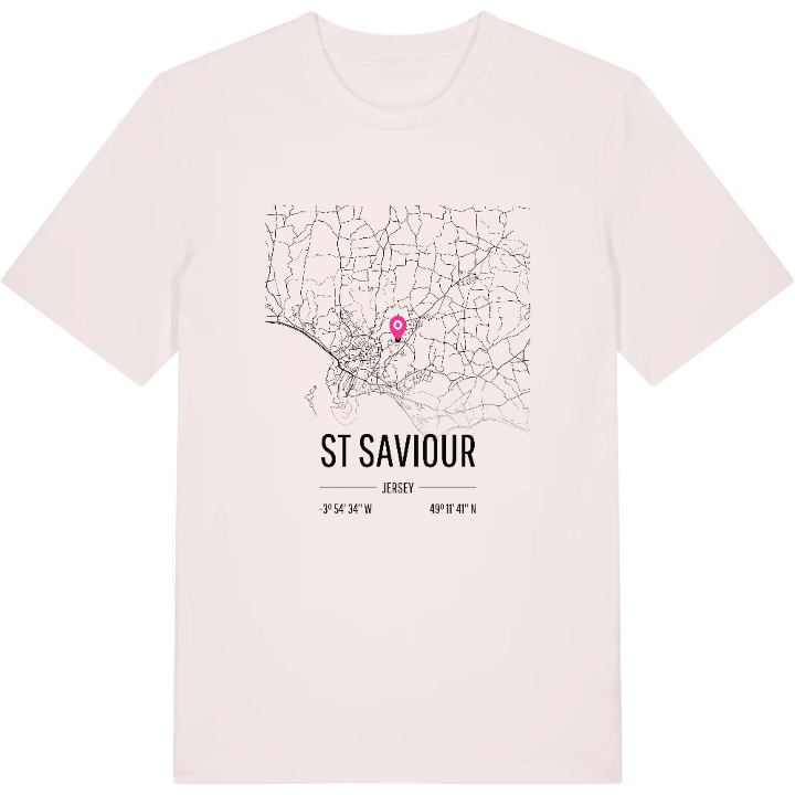 St Saviour karta t-shirt – t-shirt från PinShirt