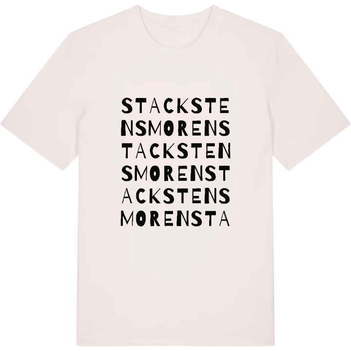 Stackstensmoren ordlek t-shirt – t-shirt från PinShirt