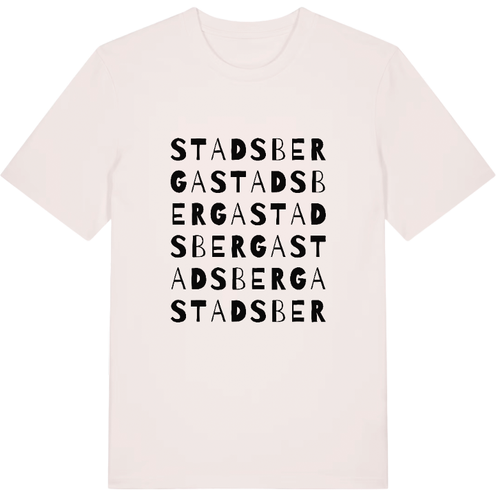 Stadsberga ordlek t-shirt – t-shirt från PinShirt