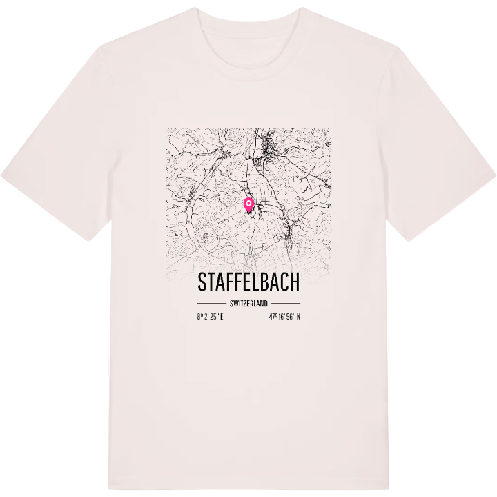 Staffelbach karta t-shirt – t-shirt från PinShirt