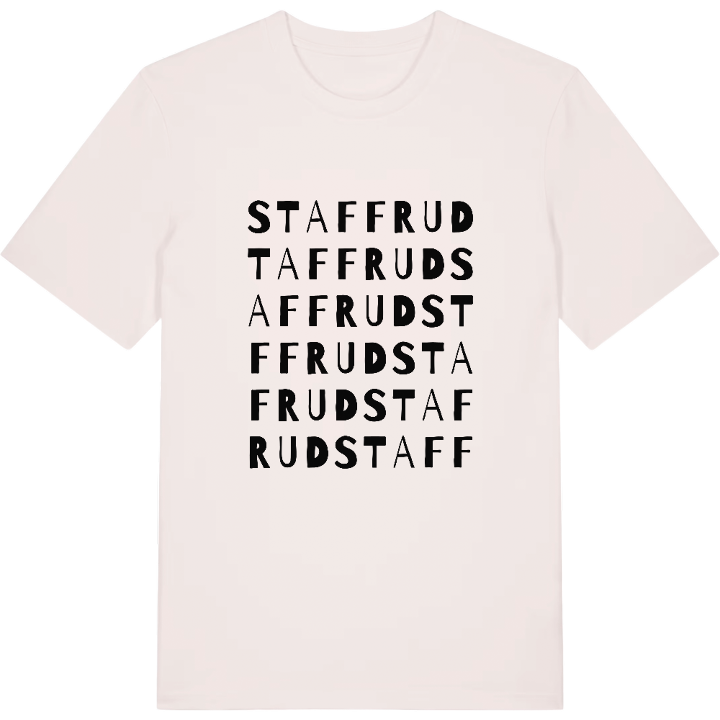 Staffrud ordlek t-shirt – t-shirt från PinShirt