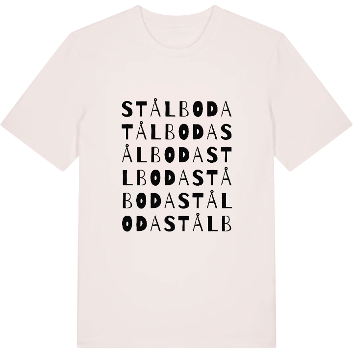 Stålboda ordlek t-shirt – t-shirt från PinShirt