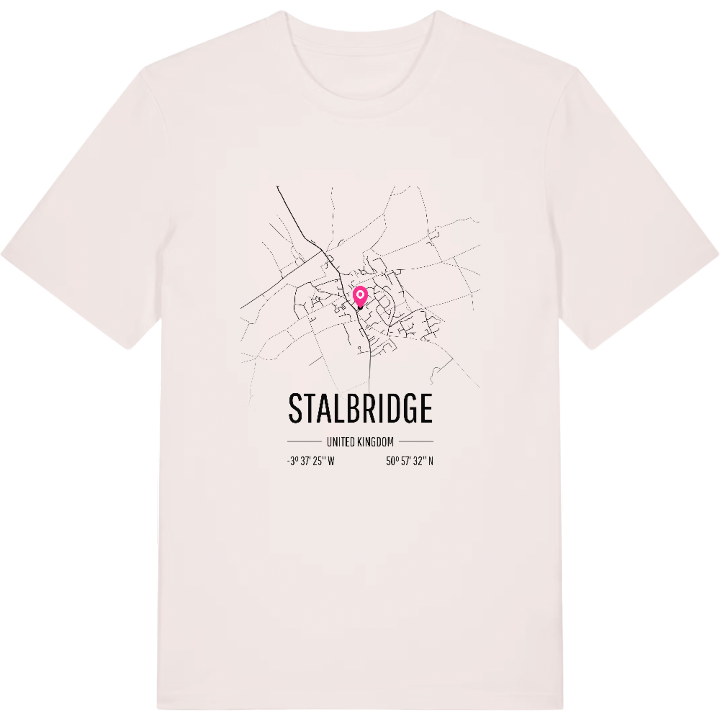 Stalbridge karta t-shirt – t-shirt från PinShirt