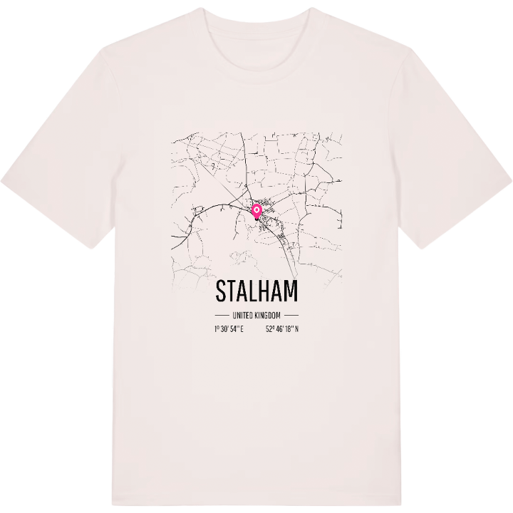 Stalham karta t-shirt – t-shirt från PinShirt