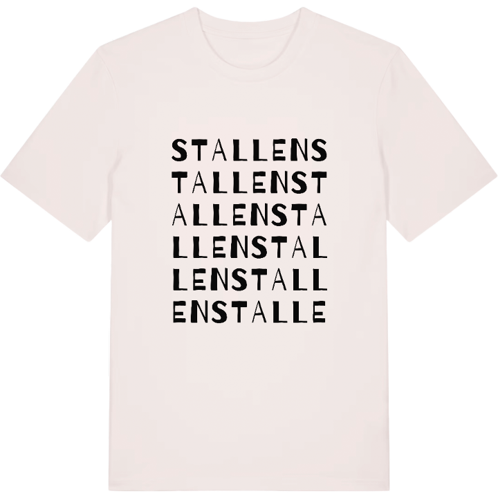 Stallen ordlek t-shirt – t-shirt från PinShirt