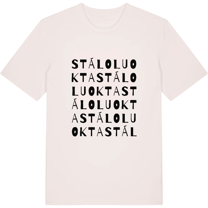 Stáloluokta ordlek t-shirt – t-shirt från PinShirt