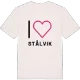 Jag älskar Stålvik t-shirt stort tryck