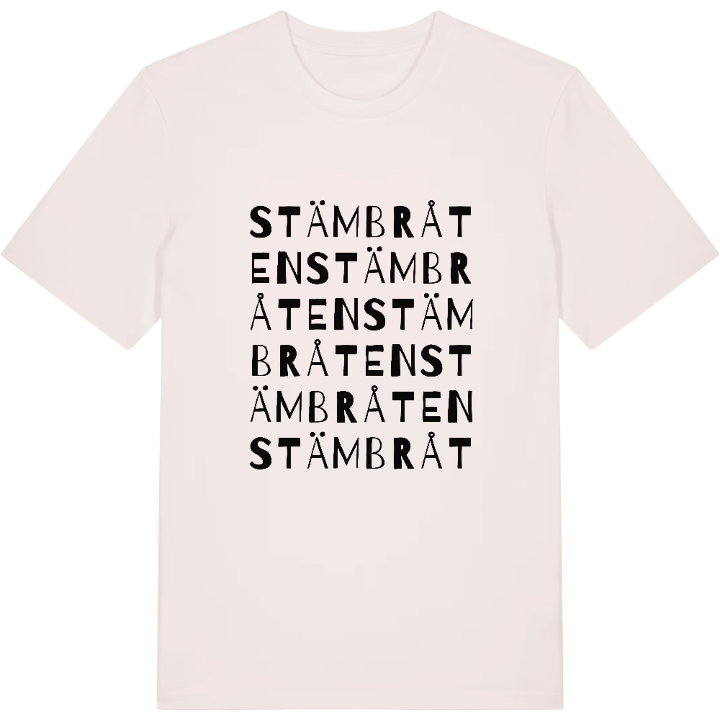 Stämbråten ordlek t-shirt – t-shirt från PinShirt
