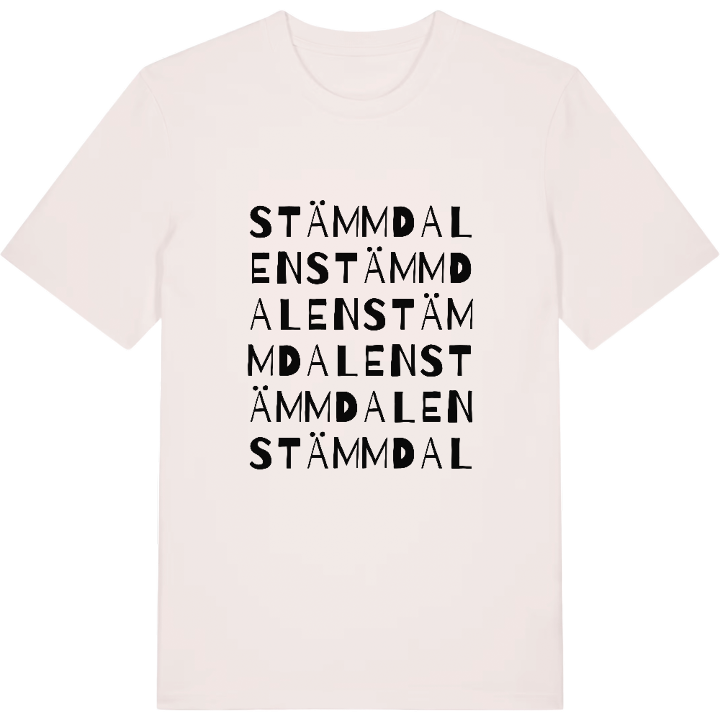 Stämmdalen ordlek t-shirt – t-shirt från PinShirt