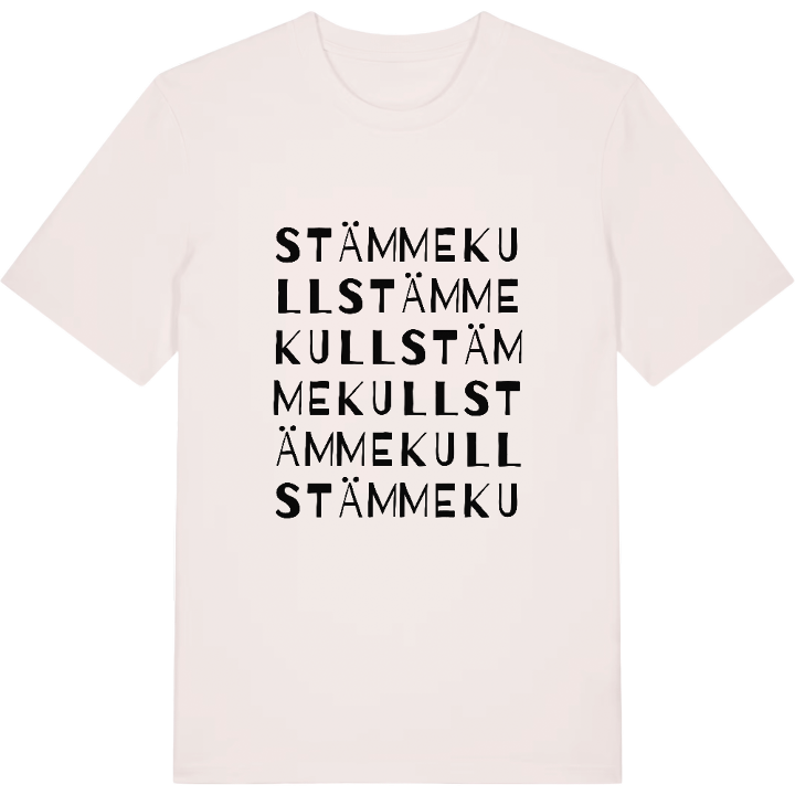 Stämmekull ordlek t-shirt – t-shirt från PinShirt