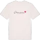 Stampen hjärta t-shirt