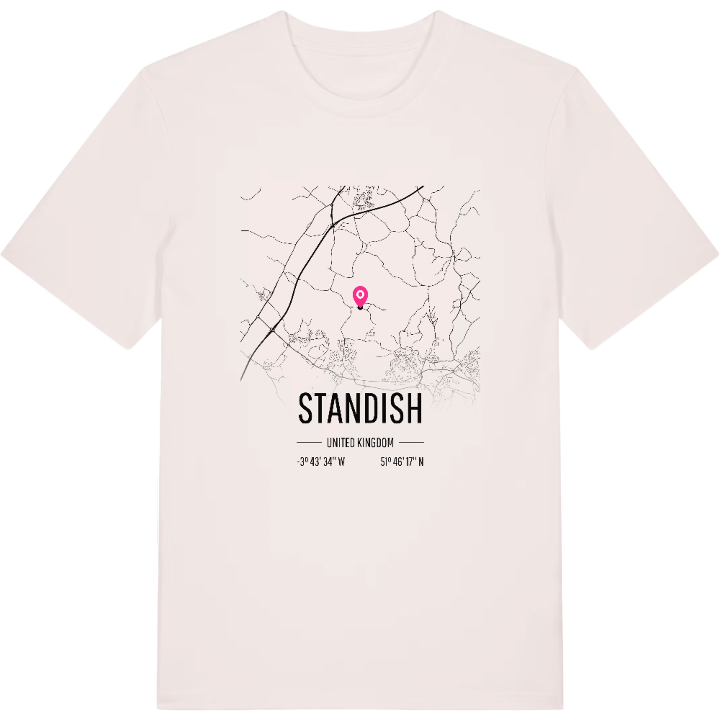 Standish karta t-shirt – t-shirt från PinShirt