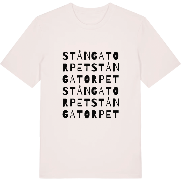 Stångatorpet ordlek t-shirt – t-shirt från PinShirt