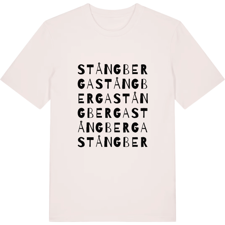 Stångberga ordlek t-shirt – t-shirt från PinShirt