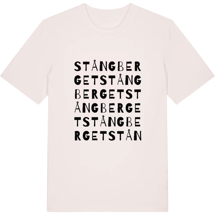 Stångberget ordlek t-shirt – t-shirt från PinShirt