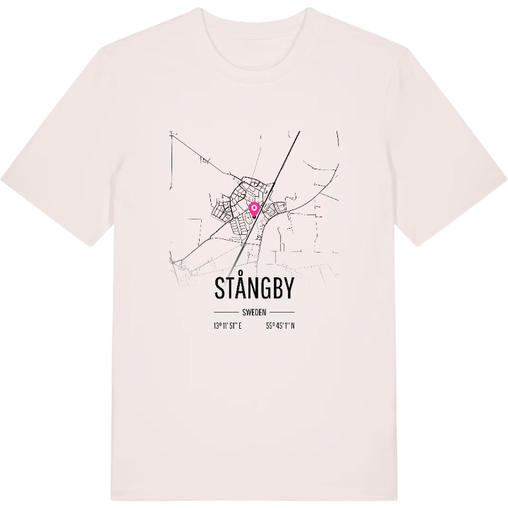 Stångby karta t-shirt – t-shirt från PinShirt