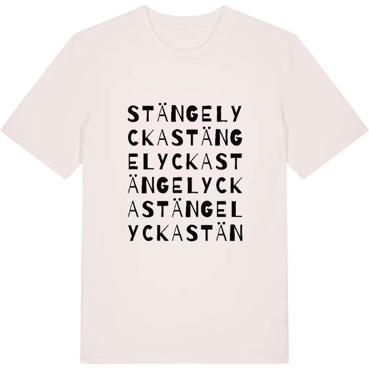 Stängelycka ordlek t-shirt – t-shirt från PinShirt
