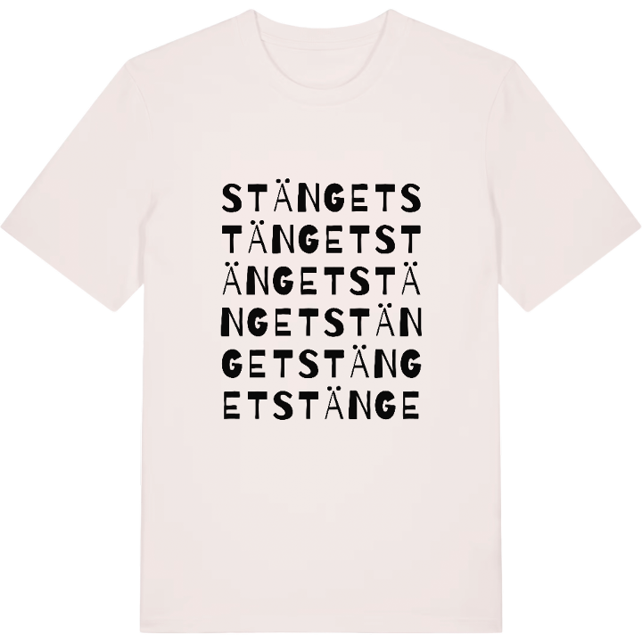 Stänget ordlek t-shirt – t-shirt från PinShirt