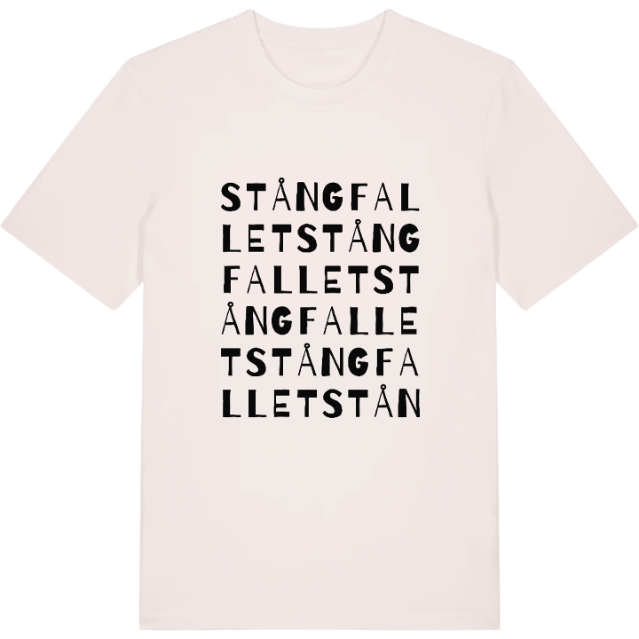 Stångfallet ordlek t-shirt – t-shirt från PinShirt