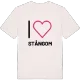 Jag älskar Stångom t-shirt stort tryck