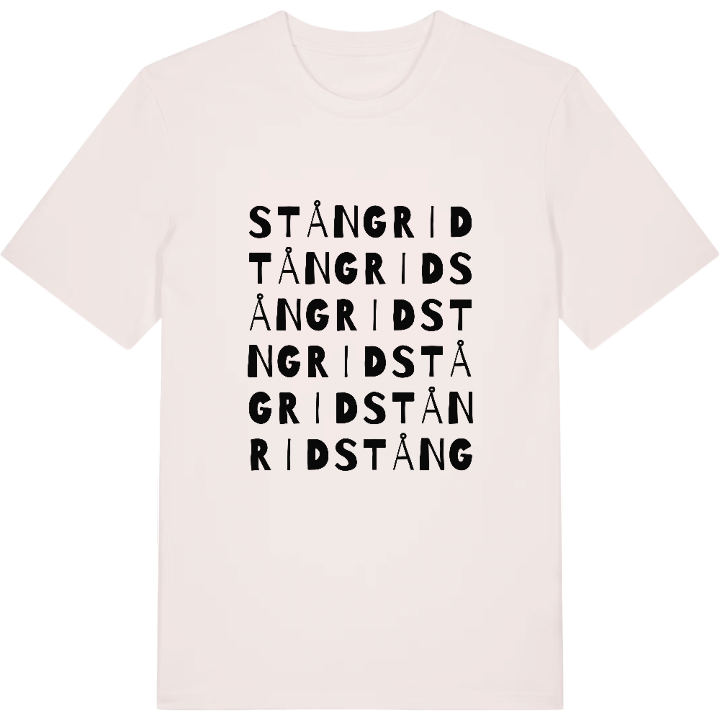 Stångrid ordlek t-shirt – t-shirt från PinShirt