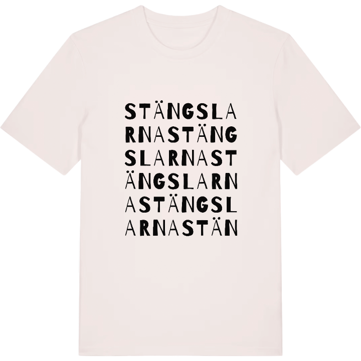 Stängslarna ordlek t-shirt – t-shirt från PinShirt