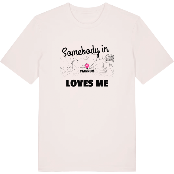 Någon i Stannum älskar mig t-shirt – t-shirt från PinShirt