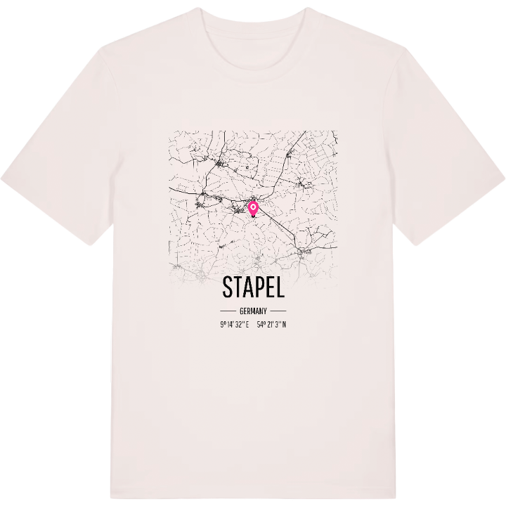Stapel karta t-shirt – t-shirt från PinShirt