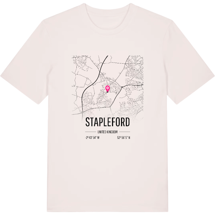 Stapleford karta t-shirt – t-shirt från PinShirt