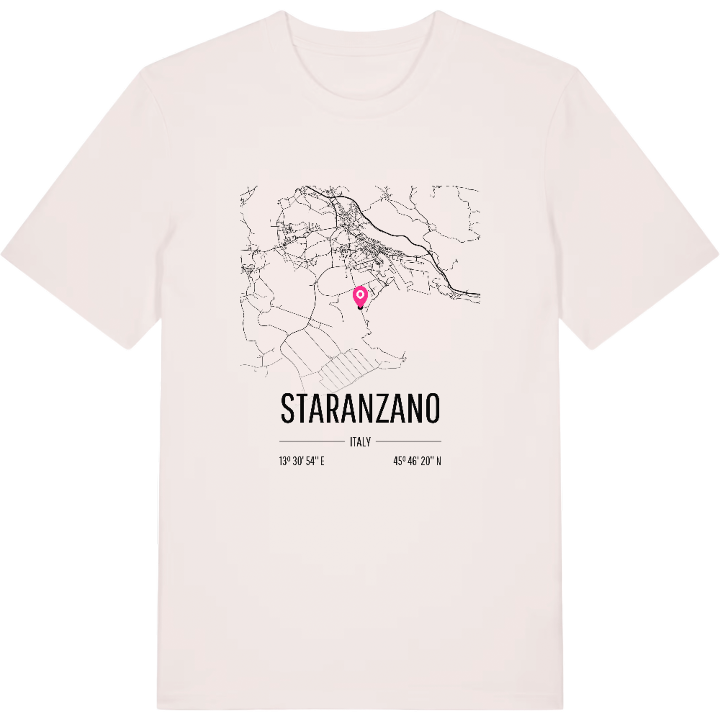 Staranzano karta t-shirt – t-shirt från PinShirt