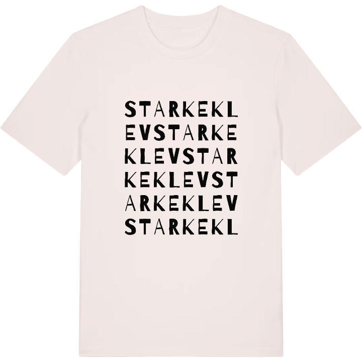 Starkeklev ordlek t-shirt – t-shirt från PinShirt