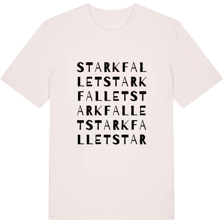 Starkfallet ordlek t-shirt – t-shirt från PinShirt